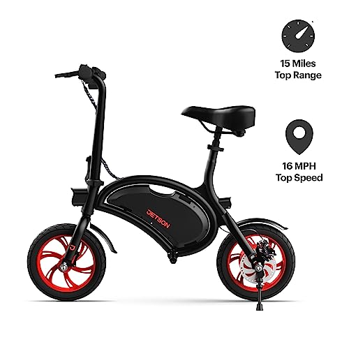 Jetson Bolt Adult Folding Electric Ride-On, Foot Pegs, Easy-Folding
