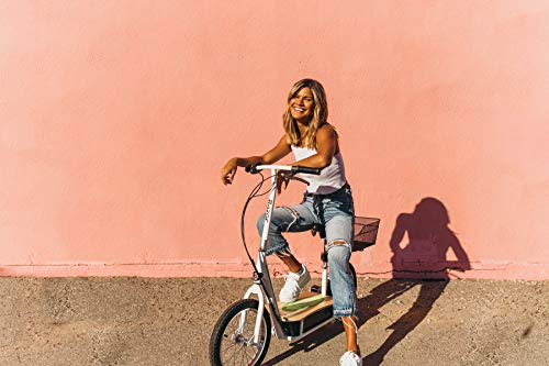 EcoSmart Metro Electric Scooter – Padded Seat, Wide Bamboo Deck