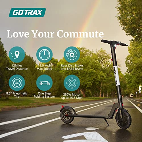 Gotrax GXL V2 Electric Scooter, 8.5" Pneumatic Tire, Max 12 Mile and 15.5Mph Speed