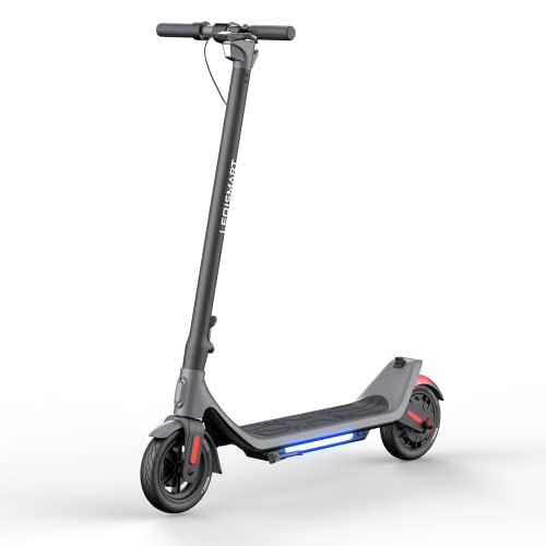 LEQISMART Electric Scooter-9" Pneumatic Tire, 15.5Miles Range,15.5 MPH,250W Motor