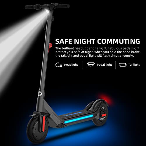 Wheelspeed Electric Scooter, 20-25 Miles & 15 MPH(Pro Ver. 35-40 Miles & 19 MPH)