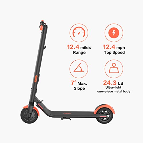 Segway Ninebot ES1L Electric Kick Scooter - 250W Motor, 12.4 Mile Range & 12.4 MPH