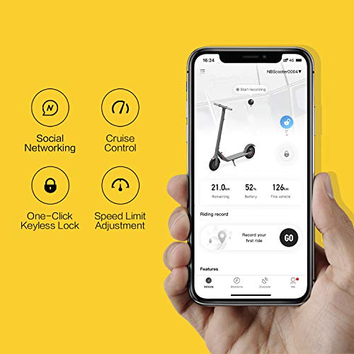 Segway Ninebot E22 E45 Electric Kick Scooter, Lightweight and Foldable, Upgraded Motor Power