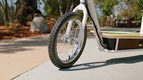 EcoSmart Metro Electric Scooter – Padded Seat, Wide Bamboo Deck