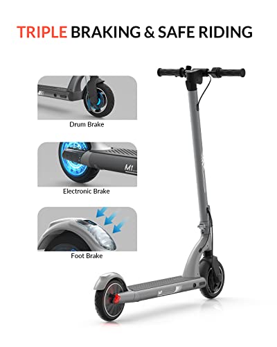 5TH WHEEL M1 Electric Scooter - 13.7 Miles Range & 15.5 MPH, 500W Peak Motor
