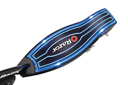 Razor E100 Glow Electric Scooter for Kids Age 8+, LED Light-Up Deck
