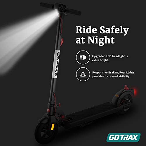 Gotrax APEX XL Commuting Electric Scooter - 8.5" Air Filled Tires - 15.5MPH & 15 Mile Range