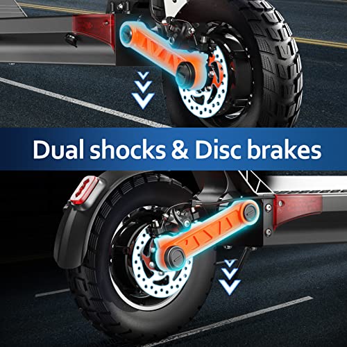 JOYOR S5 Electric Scooter, 800W Motor 10" Tires Up to 31 Mph & 34 Miles, Disk Brake Scooter