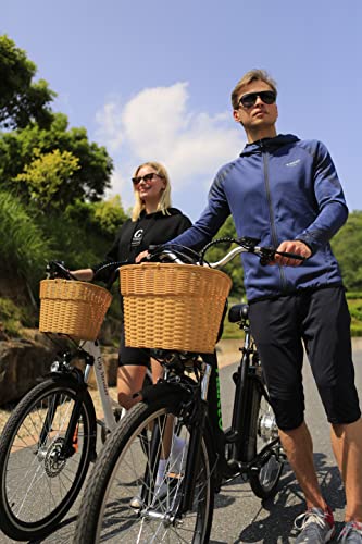 NAKTO Electric Bike Electric City Bike 350W Ebike 26'' Electric Bicycle
