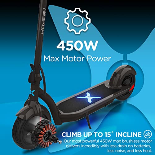 Hover-1 Alpha Electric Scooter | 18MPH, 12M Range, 5HR Charge, LCD Display