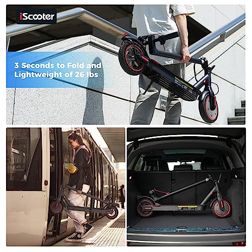 iScooter i9S Electric Scooter Adults and Teenages, 15 MPH, 12-18 Miles Range