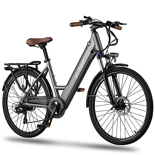 ACTBEST Core Electric Bike, 500W Brushless Motor Cityrun Ebike, 36V 13AH Removable Built-in Battery