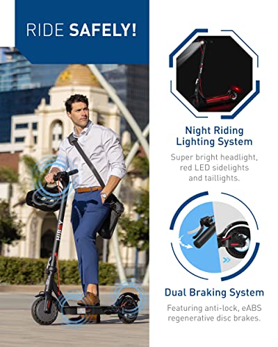 Hiboy KS4 Electric Scooter, Upgraded 350W Motor(Max 500W), 19 MPH 17 Miles Range
