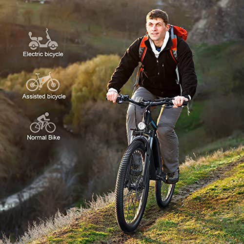 Wooken Electric Bike, Electric Bike for Adults 27.5'' E-Bikes with 500W Motor
