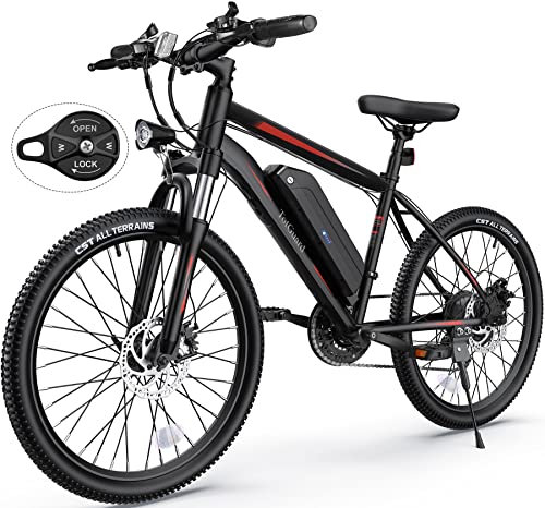 TotGuard Electric Bike, Bike for Adults, 26" Ebike 350W Adult Bicycles