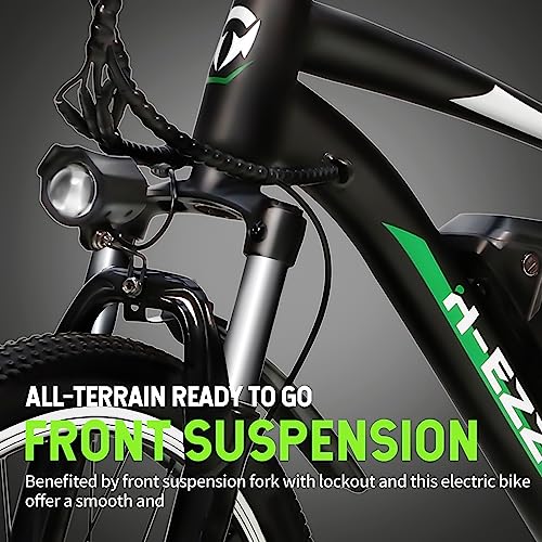 FEOFFY Electric Bike for Adults 350W Electric Bikes 26" Electric Mountain Bike Shimano 21 Speed Gears