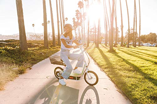 EcoSmart Metro Electric Scooter – Padded Seat, Wide Bamboo Deck