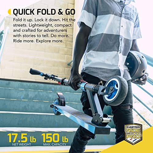 Swagtron SG-8 Swagger 8 Lightweight Folding Electric Scooter for Kids & Teens