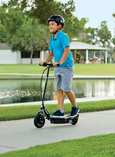 Razor E100 Glow Electric Scooter for Kids Age 8+, LED Light-Up Deck