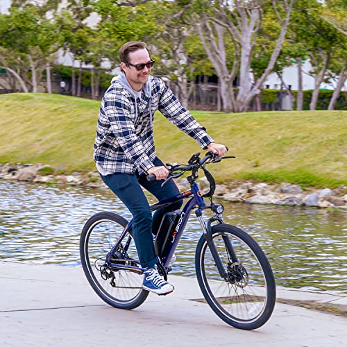 Jasion EB5 Electric Bike for Adults with 360Wh Removable Battery, 40Miles 20MPH