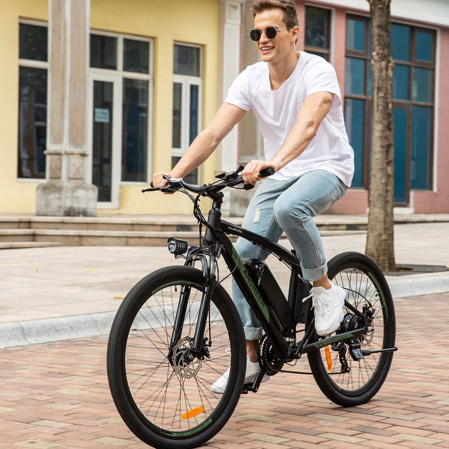 ANCHEER 500W Electric Bike 27.5'' Adults Electric Commuter Bike/Electric Mountain Bike