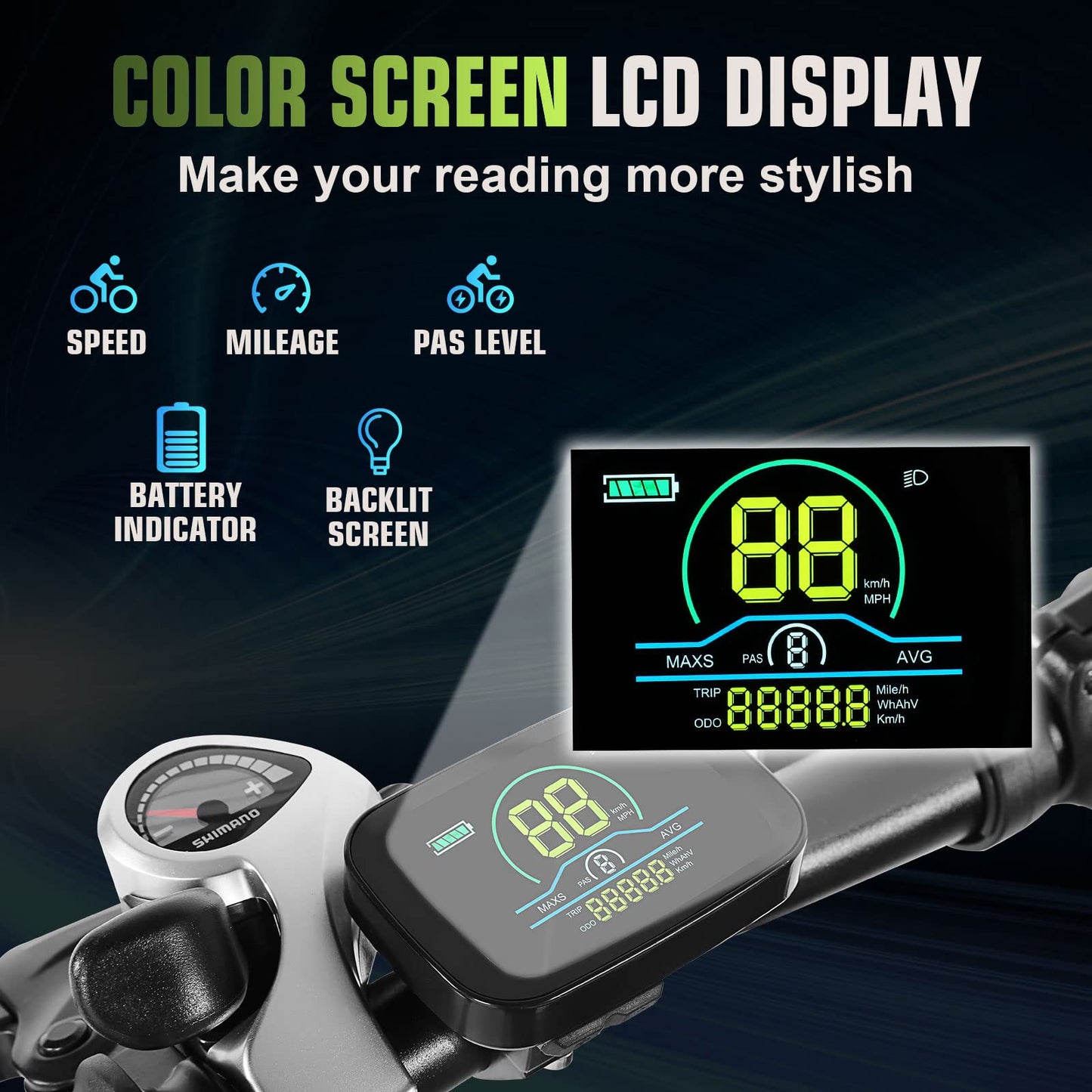 ANCHEER 500W Electric Bike 27.5'' Adults Electric Commuter Bike/Electric Mountain Bike